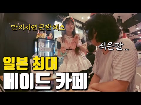 무식한 40대 아저씨가 "일본 메이드 카페" 가면 생기는 일! (나고야 여행)