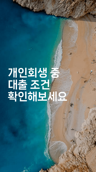 개인회생 중 대출 조건 확인해보세요-코토리