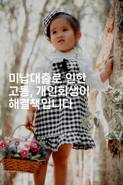 미납대출로 인한 고통, 개인회생이 해결책입니다-코토리