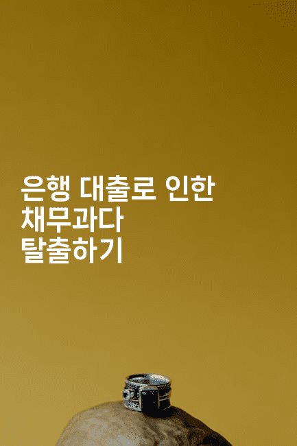 은행 대출로 인한 채무과다 탈출하기-코토리